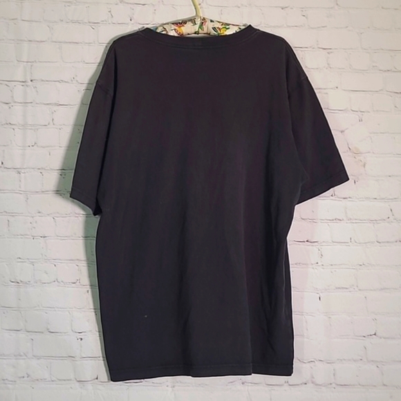Carhartt Classic Black Distressed Worn Original Fit Tee Tshirt Mens Size Large - Picture 9 of 13